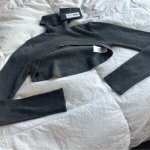 Mina turtleneck shrug.